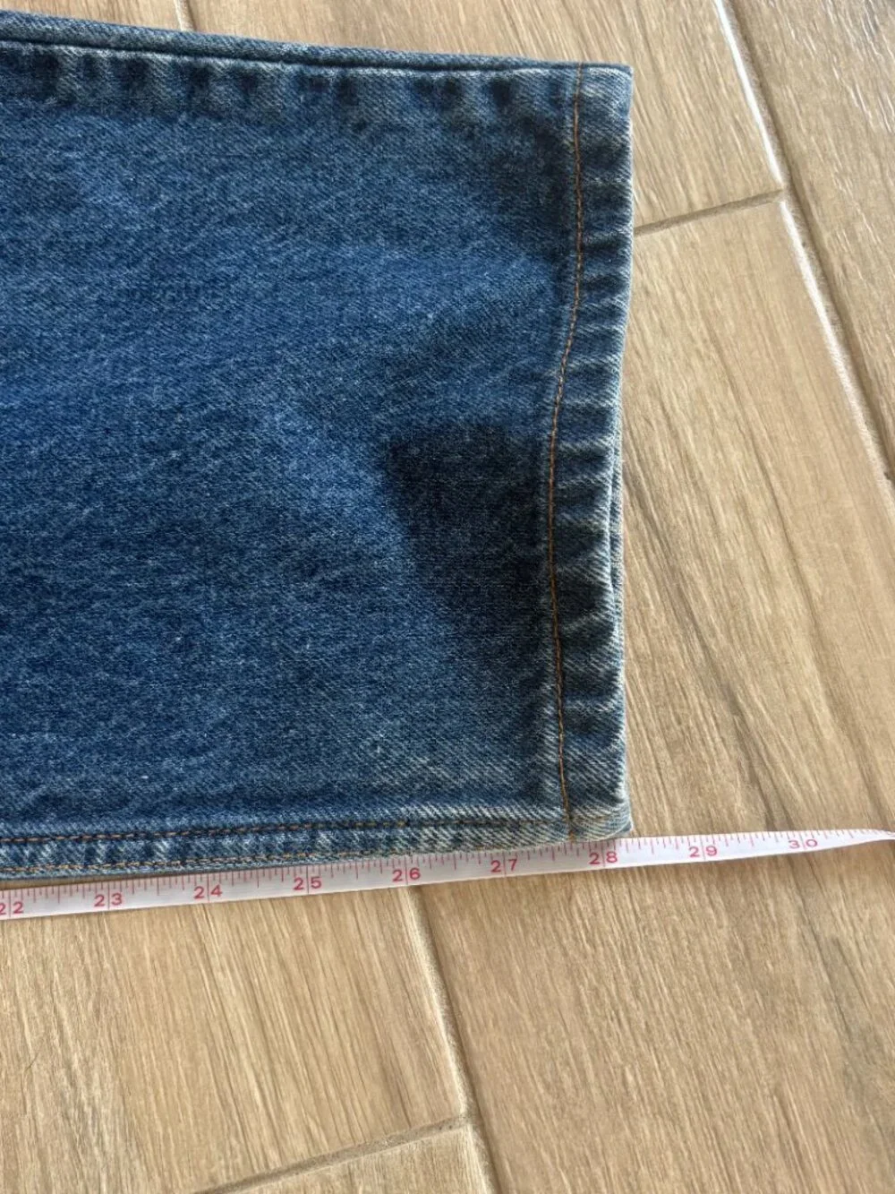 Vintage Levi's 550 Orange Tab Jeans Men's 38x30 Blue Relaxed Fit Denim 90s